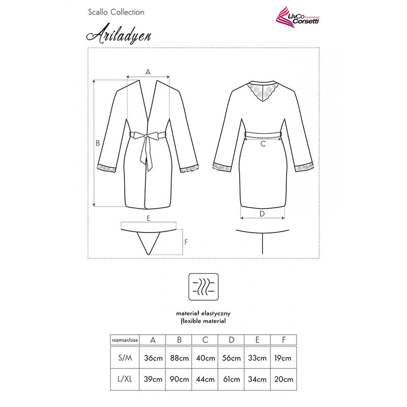 LIVCO CORSETTI FASHION - ARILADYEN LC 90568 KLEID + HÖSCHE SCHWARZ Corsage diskret online kaufen