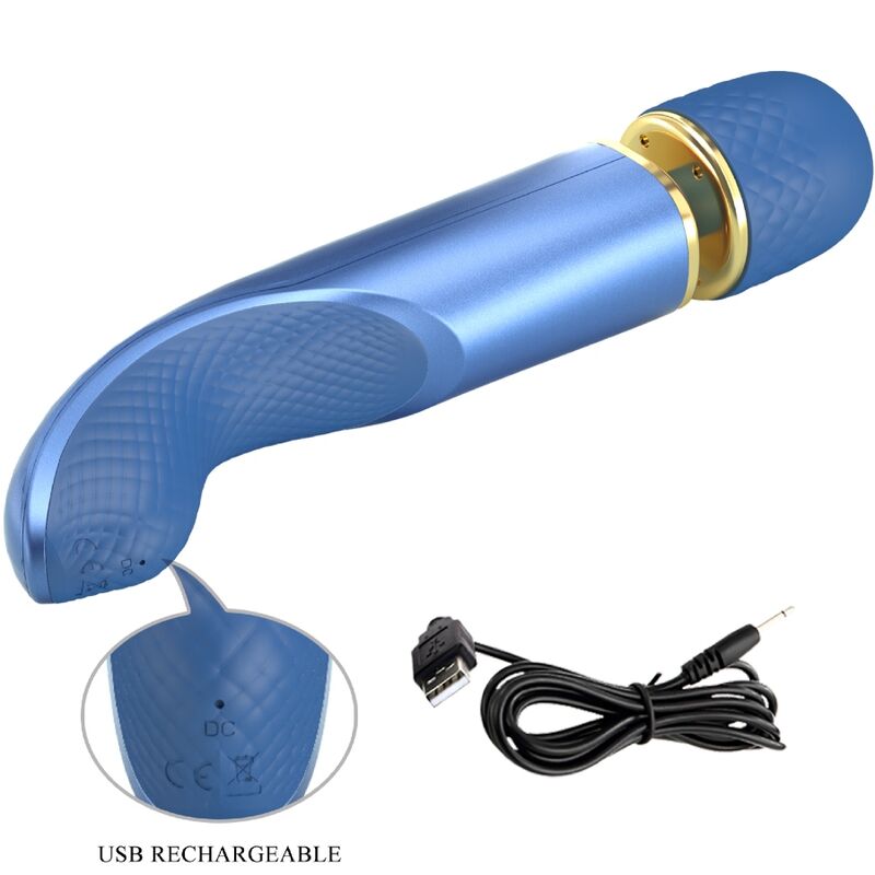 PRETTY LOVE Massager Blau – 7 Vibrationsmodi, 5 Geschwindigkeiten & USB Wiederaufladbar – Massager Vibrator Bild 15
