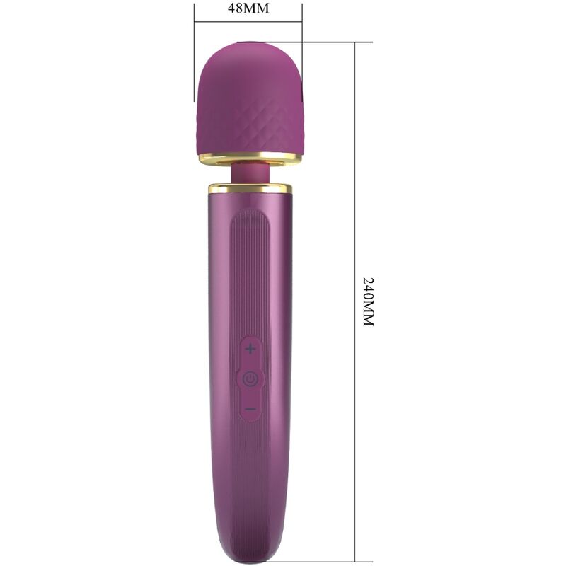 PRETTY LOVE Massager Lila – 7 Vibrationsmodi, 5 Geschwindigkeiten & USB Wiederaufladbar