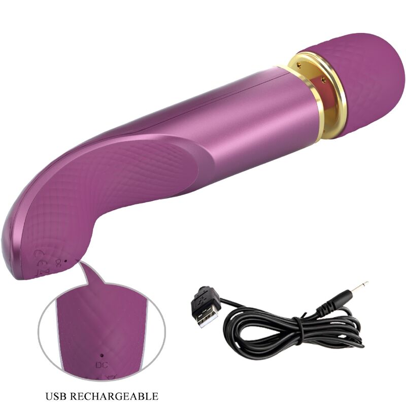 PRETTY LOVE Massager Lila – 7 Vibrationsmodi, 5 Geschwindigkeiten & USB Wiederaufladbar