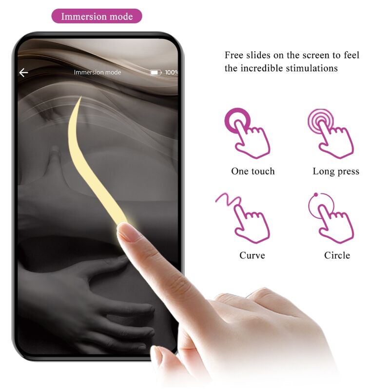 PRETTY LOVE - JAYLEEN VIBRATOR MIT APP-FERNBEDIENUNG LILA – Vibrator Bild 19