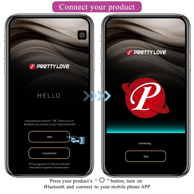 PRETTY LOVE - JAYLEEN VIBRATOR MIT APP-FERNBEDIENUNG LILA – Vibrator Bild 12