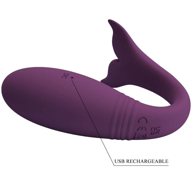 PRETTY LOVE - JAYLEEN VIBRATOR MIT APP-FERNBEDIENUNG LILA – Vibrator Bild 7