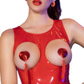 CHILIROSE CR 4626 Nippelabdeckungen Rot – Selbstklebend & Wiederverwendbar – Brust-Accessoire von Secret Pulse