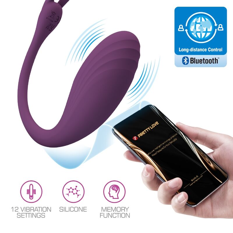 PRETTY LOVE - CATALINA VIBRATOR APP FERNBEDIENUNG LILA – Vibrator Bild 18