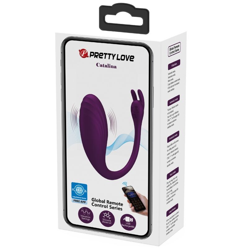 PRETTY LOVE - CATALINA VIBRATOR APP FERNBEDIENUNG LILA – Vibrator Bild 39