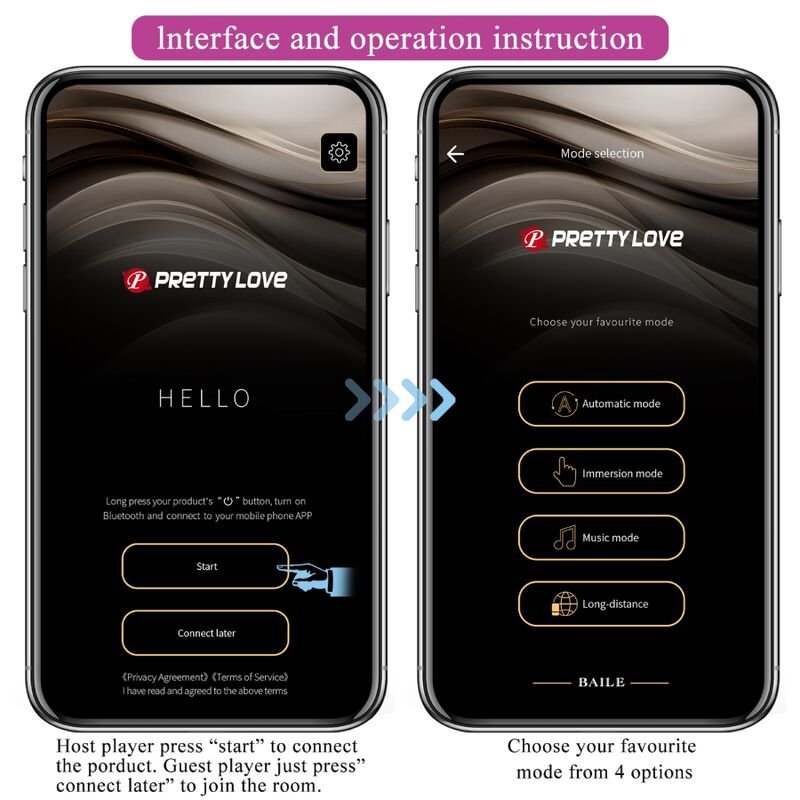 PRETTY LOVE - CATALINA VIBRATOR APP FERNBEDIENUNG LILA – Vibrator Bild 29