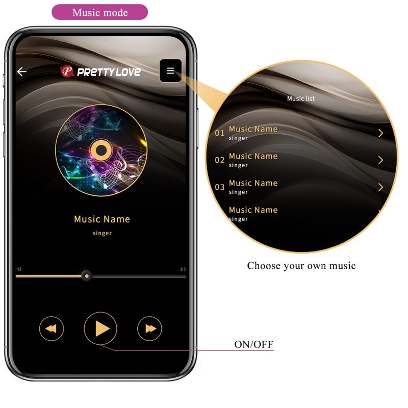 PRETTY LOVE - CATALINA VIBRATOR APP FERNBEDIENUNG LILA – Vibrator Bild 31