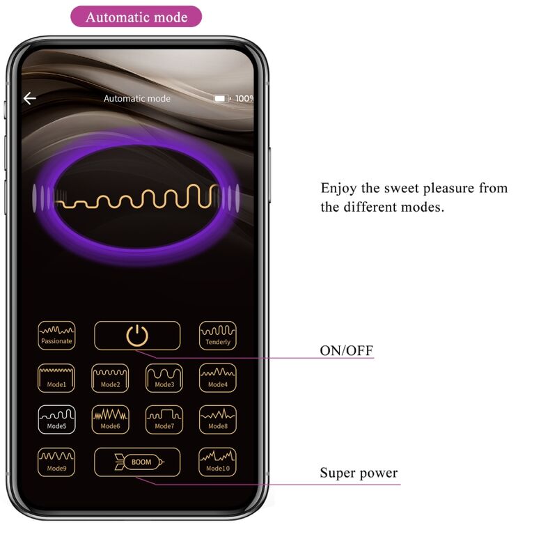 PRETTY LOVE - CATALINA VIBRATOR APP FERNBEDIENUNG LILA – Vibrator Bild 34