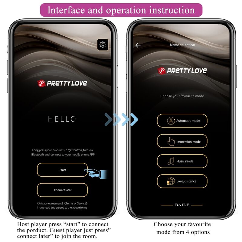 PRETTY LOVE - JEFFERSON APP-GESTEUERTER ANALSTECKER LILA – Anal-Toy Bild 26