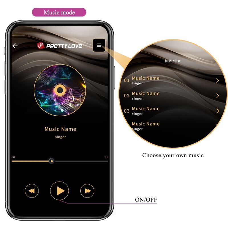 PRETTY LOVE - JEFFERSON APP-GESTEUERTER ANALSTECKER LILA – Anal-Toy Bild 36