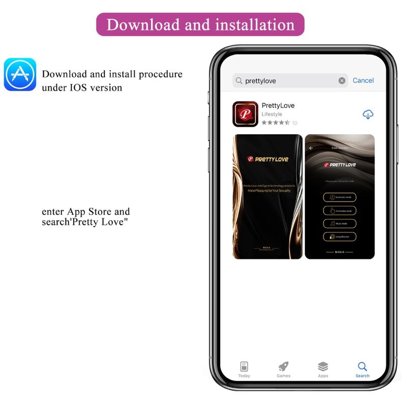 Pretty Love Elvira Vibrierende Kegelkugeln mit App-Steuerung