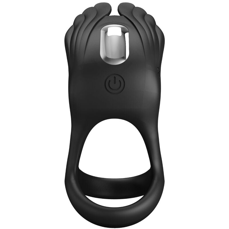 PRETTY LOVE - SILAS VIBRANT PENIS RING 7 VIBRATIONEN SCHWARZES SILIKON – Erotik-Zubehör Bild 7
