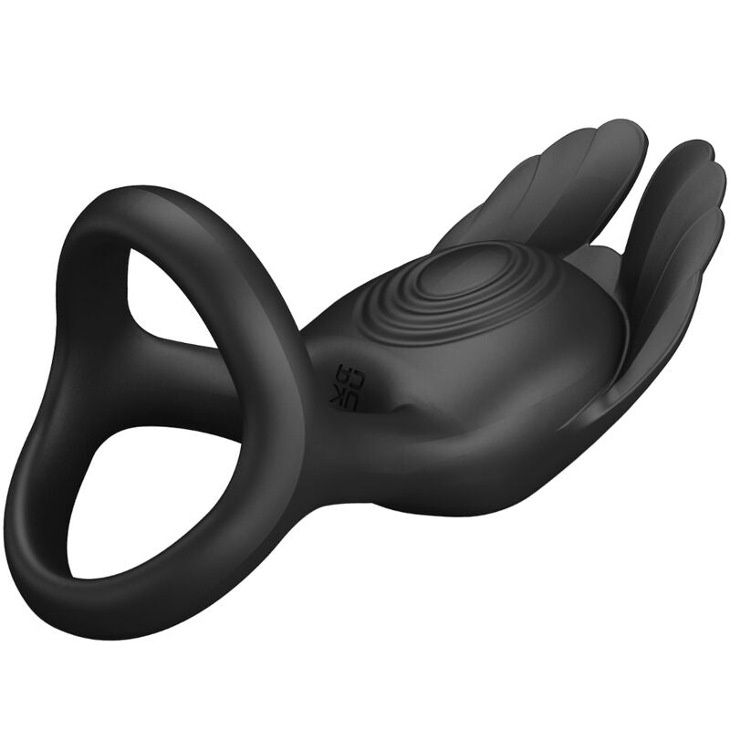 PRETTY LOVE - SILAS VIBRANT PENIS RING 7 VIBRATIONEN SCHWARZES SILIKON – Erotik-Zubehör Bild 10