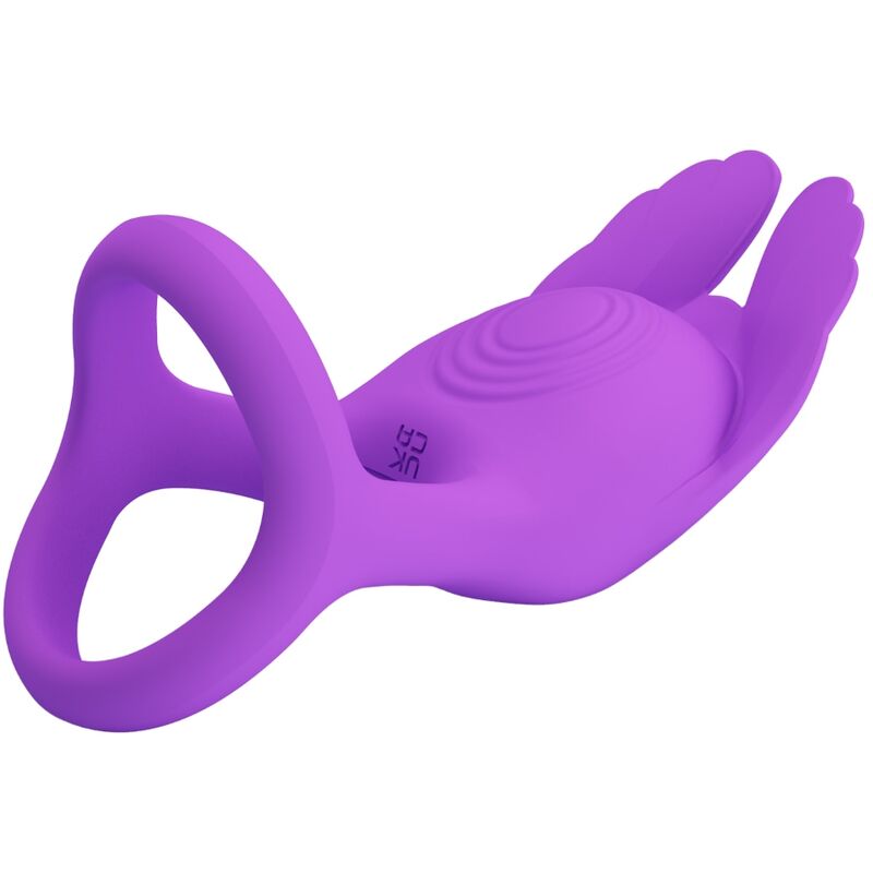PRETTY LOVE - SILAS VIBRANT PENIS RING 7 VIBRATIONEN LILA SILIKON – Erotik-Zubehör Bild 5