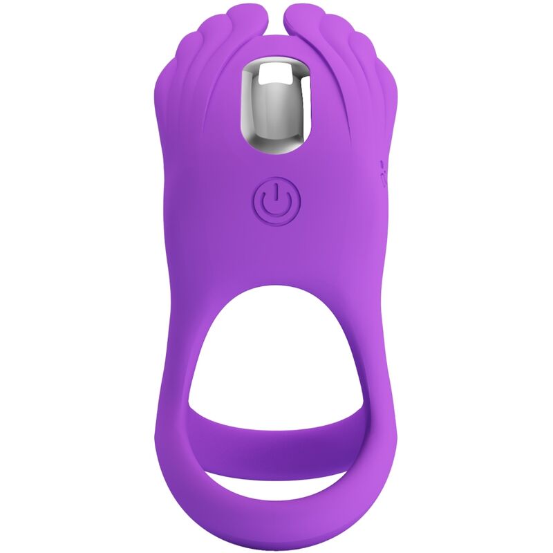 PRETTY LOVE - SILAS VIBRANT PENIS RING 7 VIBRATIONEN LILA SILIKON – Erotik-Zubehör Bild 8