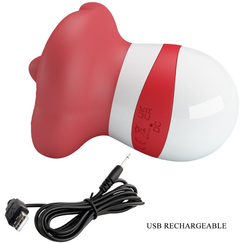 PRETTY LOVE - MINA ZUNGENSTIMULATOR HELLROT – Vibrator Bild 14