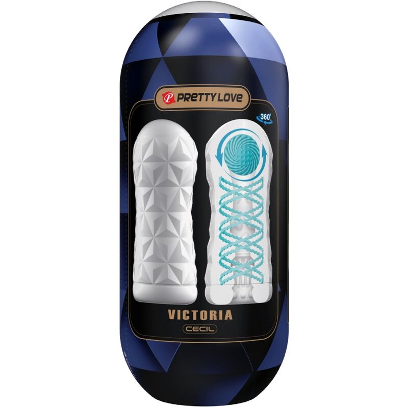 PRETTY LOVE - VICTORIA CECIL MASTURBATOR WEISS Masturbator diskret online kaufen