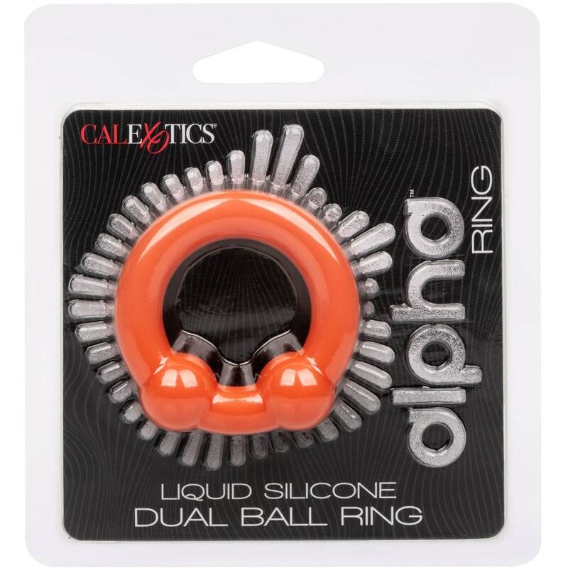 CALEXOTICS - ALPHA DUAL BALL RING ORANGE – CALEXOTICS - ALPHA DUAL BALL RING ORANGE Bild 3