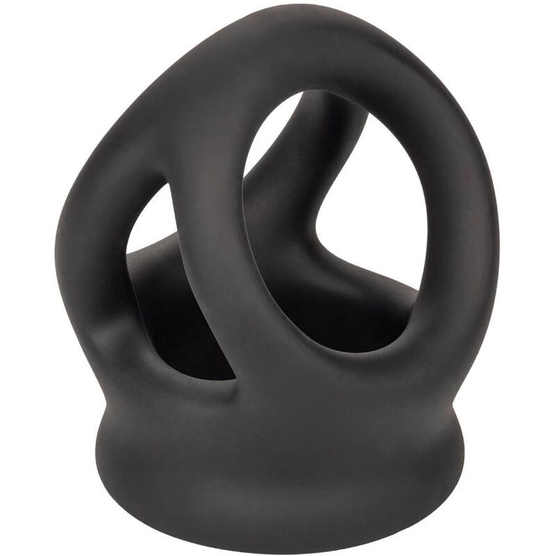 CALEXOTICS - ALPHA DUAL CAGE RING SCHWARZ – Keuschheitskäfig Bild 5
