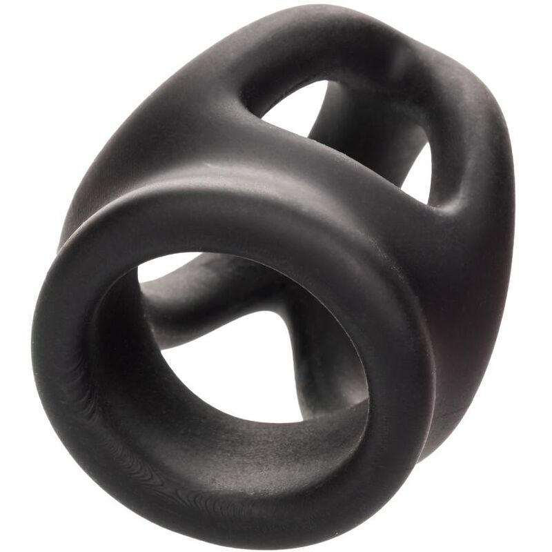 CALEXOTICS - ALPHA DUAL CAGE RING SCHWARZ – Keuschheitskäfig Bild 12