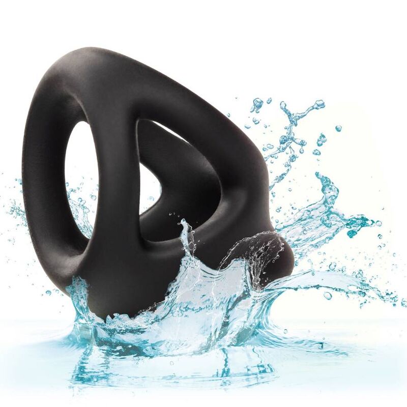 CALEXOTICS - ALPHA DUAL CAGE RING SCHWARZ – Keuschheitskäfig Bild 17
