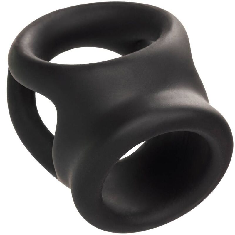 CALEXOTICS - ALPHA DUAL CAGE RING SCHWARZ – Keuschheitskäfig Bild 16