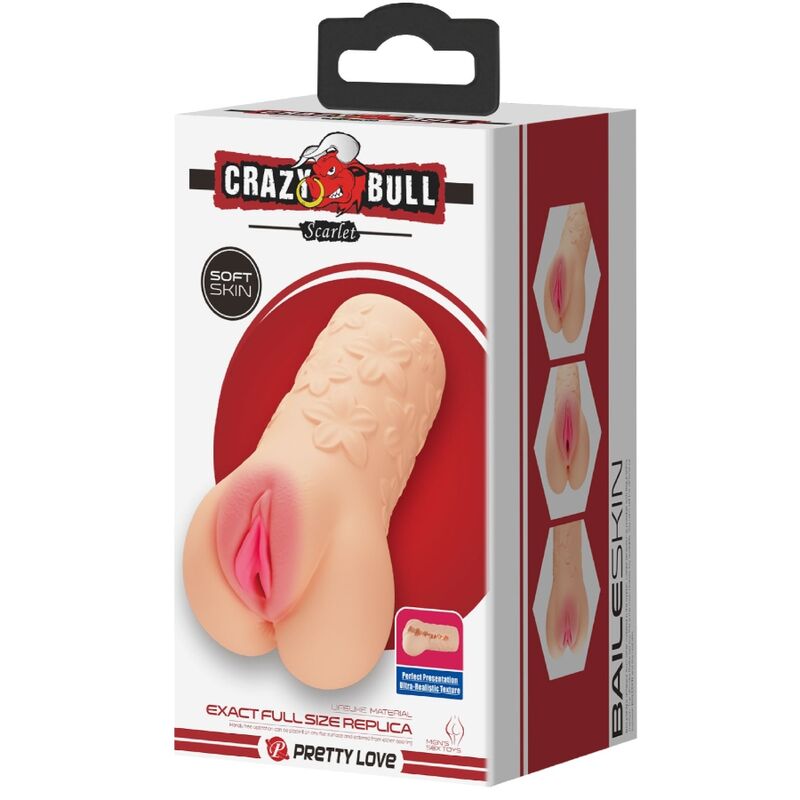 CRAZY BULL - SCHARLACHROTER MASTUBADOR IN VAGINAFORM – Masturbator Bild 15