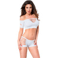 CHILIROSE - CR 3779 SET ZWEITEILIG WEISS S/M Dessous-Set Produktansicht
