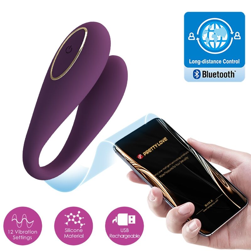 PRETTY LOVE - AUGUST REMOTE GLOBAL DOPPELT VERGNÜGEN VIBRATOR – Vibrator Bild 8