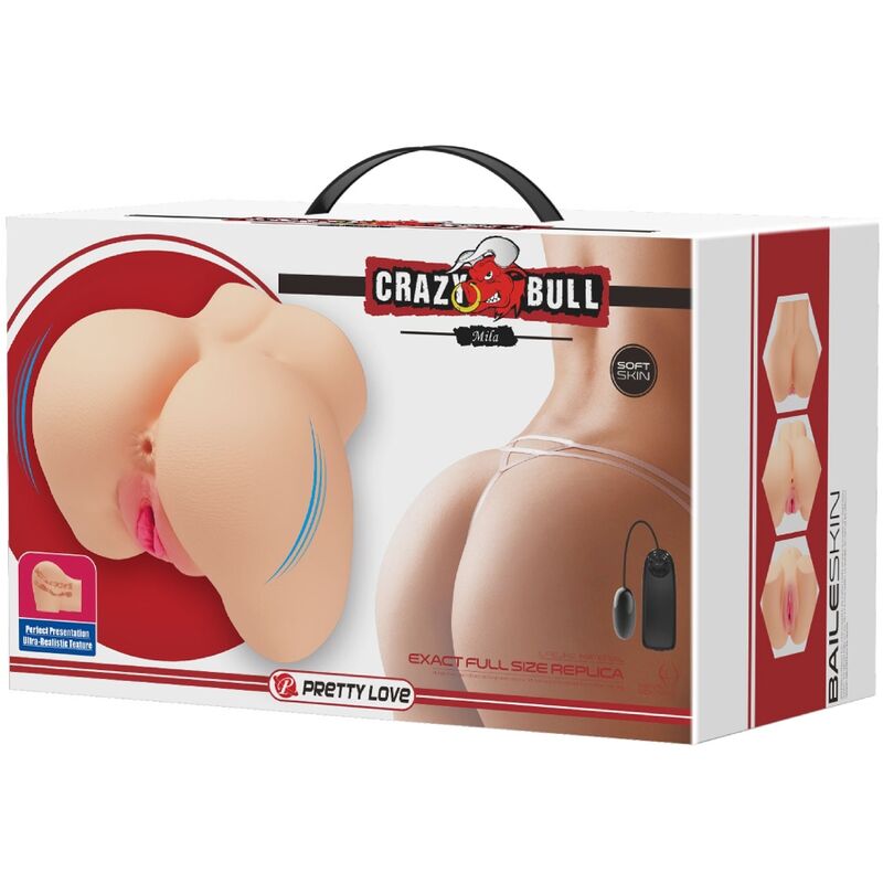 CRAZY BULL - REALISTISCHER VAGINA- UND ANUS-MILA-VIBRATOR – Masturbator Bild 10