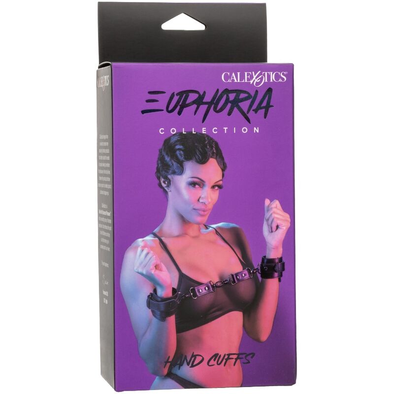 CalExotics Euphoria Handschellen – Verstellbar, Veganleder, BDSM Zubehör – Bondage-Fessel Bild 6