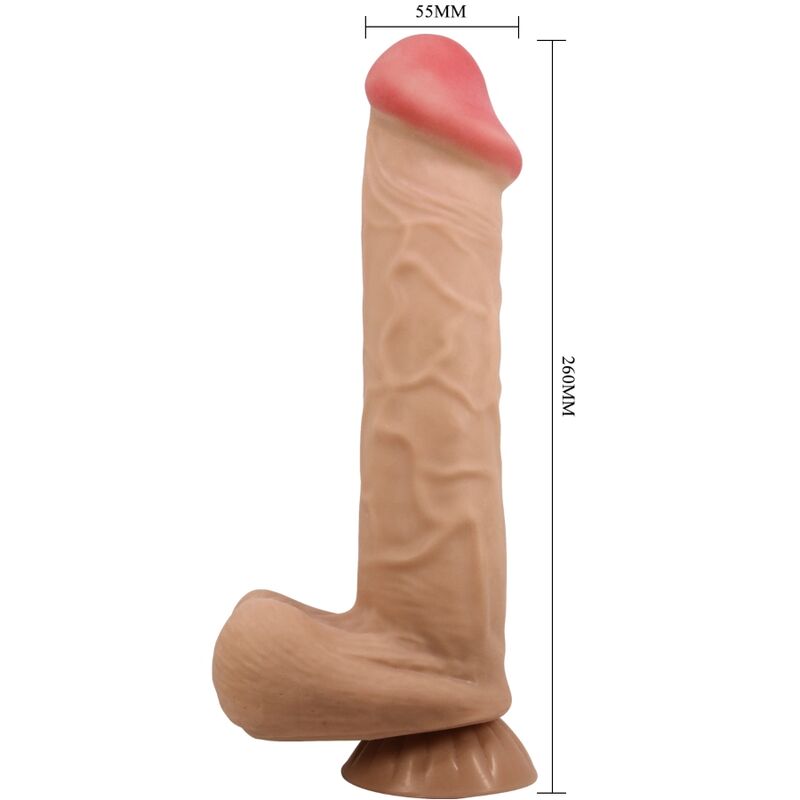 Pretty Love Sliding Skin Realistischer Dildo 26 cm – Saugnapf Fleisch – realistischer Dildo Bild 11