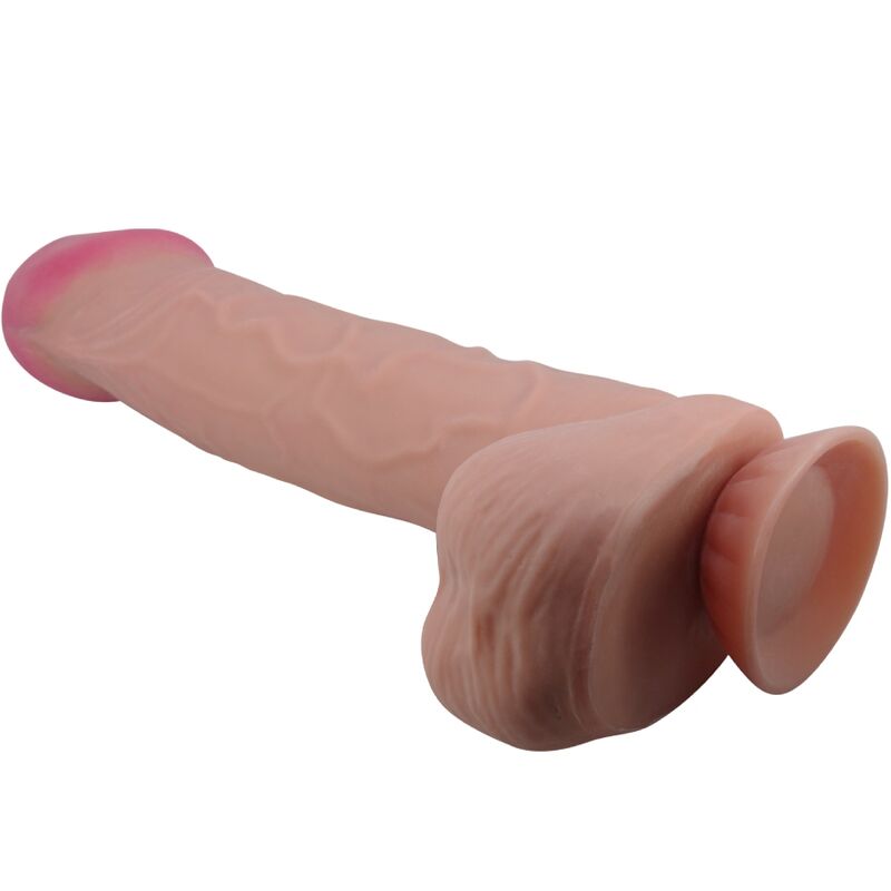 Pretty Love Sliding Skin Realistischer Dildo 26 cm – Saugnapf Braun – realistischer Dildo Bild 4