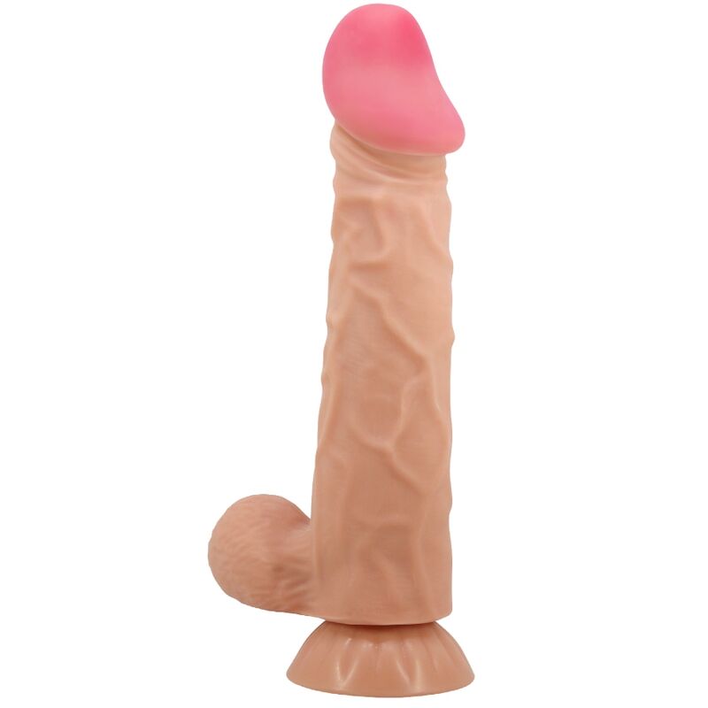 PRETTY LOVE - SLIDING SKIN SERIES REALISTISCHER DILDO MIT SLIDING SKIN SAUGNAPF 24 CM – realistischer Dildo Bild 2
