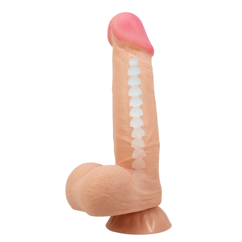PRETTY LOVE - SLIDING SKIN SERIES REALISTISCHER DILDO MIT GLEITENDEM HAUT-SAUGNAP 21,8 CM – realistischer Dildo Bild 11