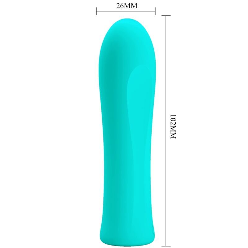 PRETTY LOVE - ALFREDA SUPER POWER VIBRATOR WASSERGRÜN – Vibrator Bild 10
