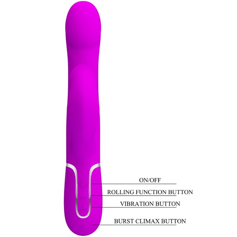 PRETTY LOVE - RABBIT VIBRATOR PERLEN VIOLET – Rabbit Vibrator Bild 16