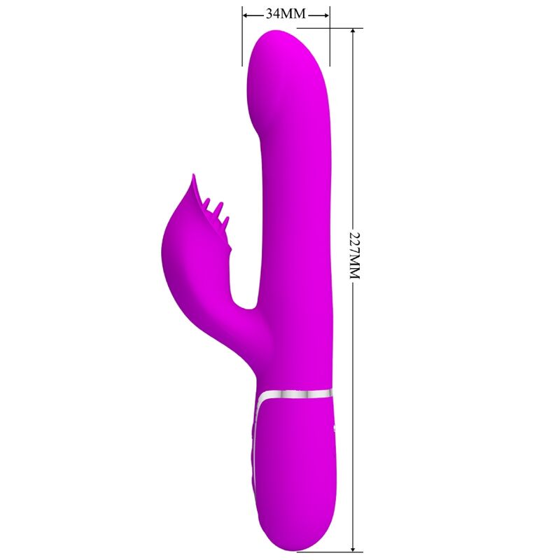 PRETTY LOVE - RABBIT VIBRATOR PERLEN VIOLET – Rabbit Vibrator Bild 13