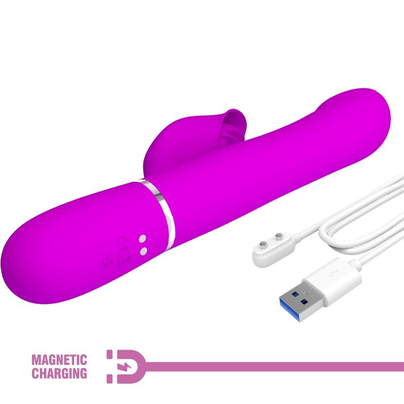 PRETTY LOVE - RABBIT VIBRATOR PERLEN VIOLET – Rabbit Vibrator Bild 17
