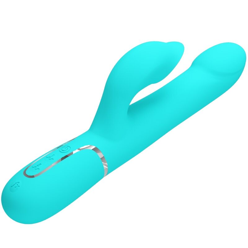 PRETTY LOVE - RABBIT VIBRATOR PEARLS AQUA GREEN – Rabbit Vibrator Bild 6