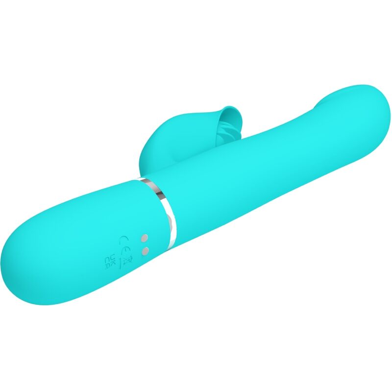 PRETTY LOVE - RABBIT VIBRATOR PEARLS AQUA GREEN – Rabbit Vibrator Bild 8