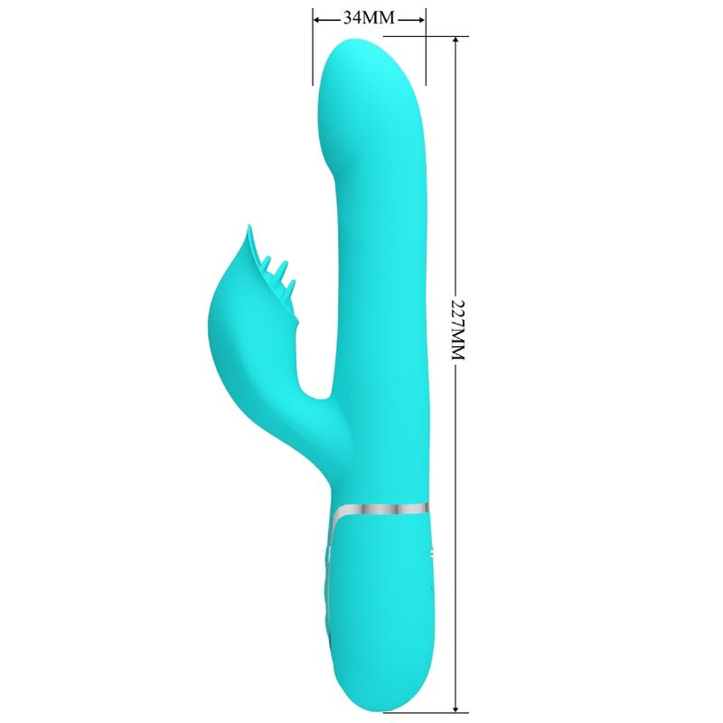 PRETTY LOVE - RABBIT VIBRATOR PEARLS AQUA GREEN – Rabbit Vibrator Bild 10
