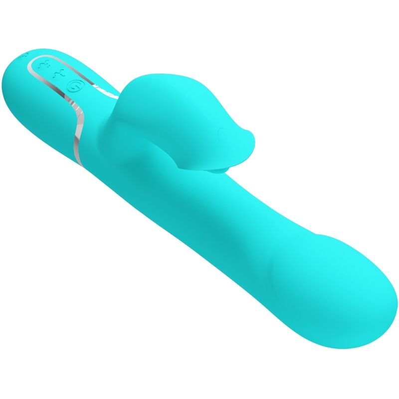 PRETTY LOVE - RABBIT VIBRATOR PEARLS AQUA GREEN – Rabbit Vibrator Bild 7