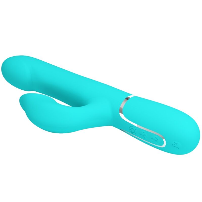 PRETTY LOVE - RABBIT VIBRATOR PEARLS AQUA GREEN – Rabbit Vibrator Bild 9