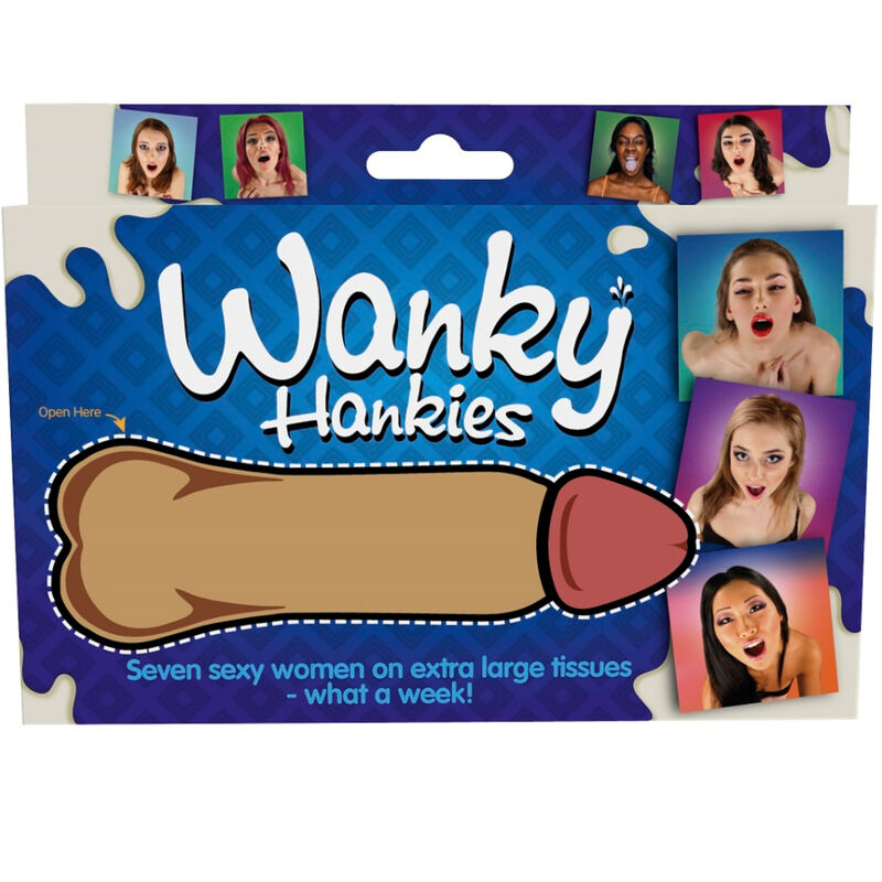 SPENCER & FLEETWOOD - WANKY HANKIES 7 EXTRA GROßE DAMENTASCHENTÜCHER – Erotik-Zubehör Bild 5