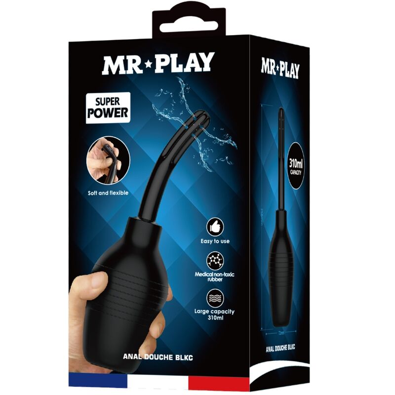 MR PLAY Anal-Dusche BLKC Super Power Schwarz – Sauber & Sicher für Analspiele – Anal-Toy Bild 13