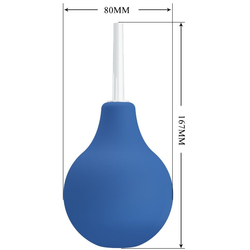 MR PLAY Anal-Dusche BlueB Super Power Blue – Effektive Reinigung für Analspiele – Anal-Toy Bild 8