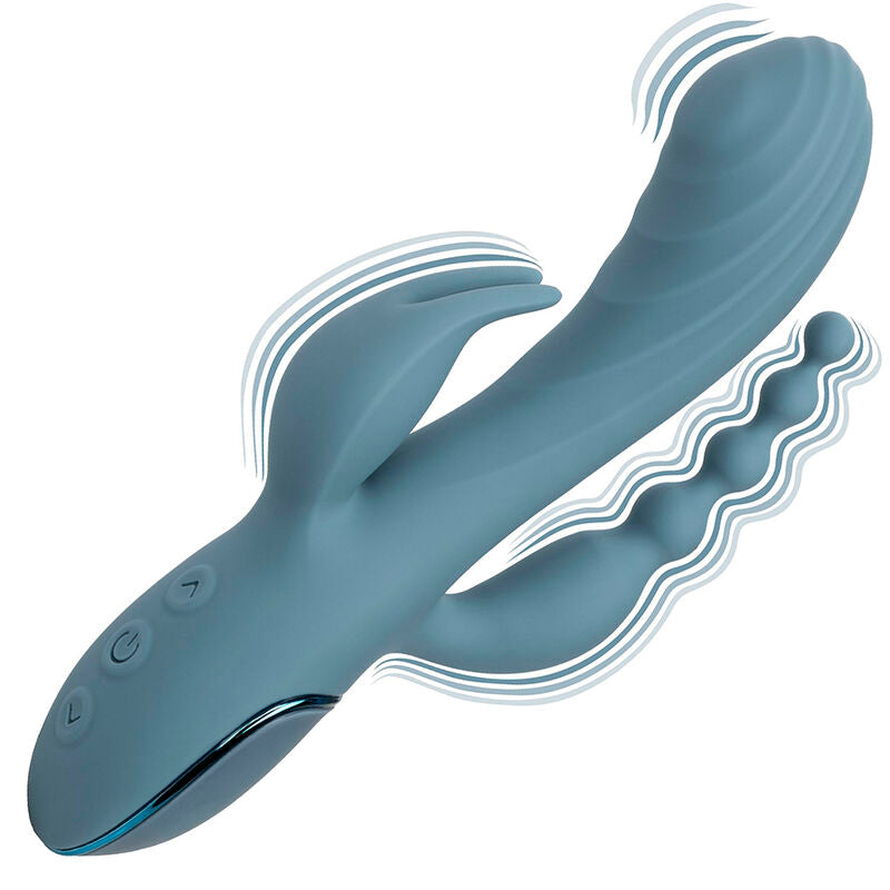 CALEXOTICS - VIBRATOR TRIPLE ECSTASY GRAU – Vibrator Bild 12