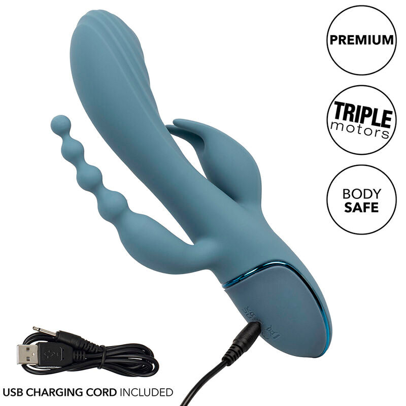 CALEXOTICS - VIBRATOR TRIPLE ECSTASY GRAU – Vibrator Bild 18